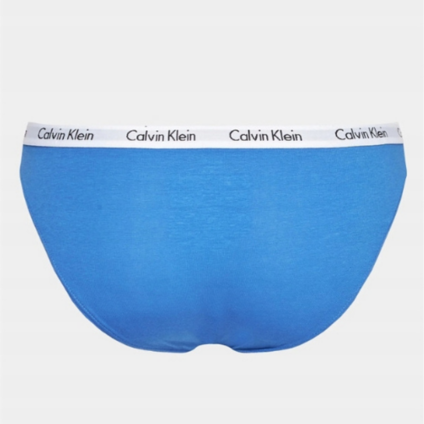 Calvin Klein Damen Slip S – Blau, Logo-Bund (CK91-0Z8A6J)
