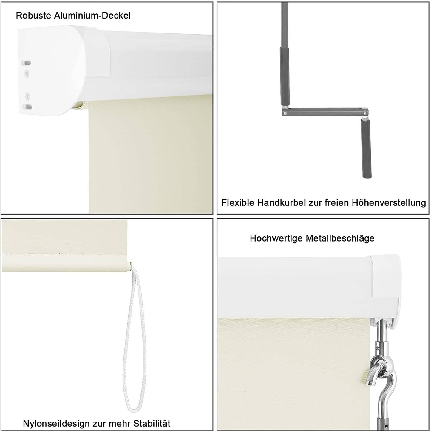 handkurbel rechts – klappbar/abnehmbar