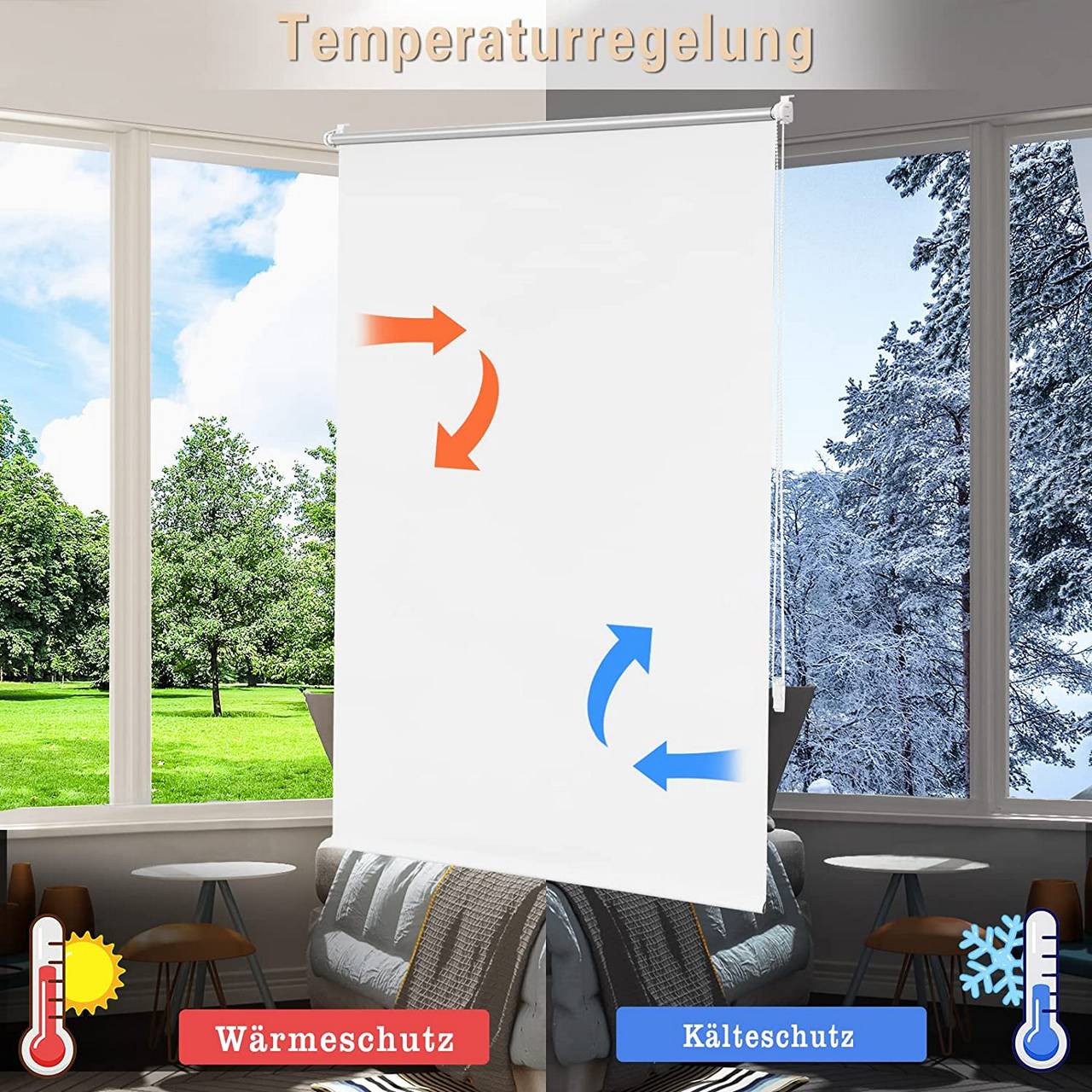 stoffrückseite silber – thermo-beschichtung, nahaufnahme