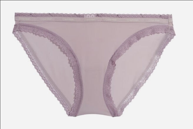 calvin klein damen slip rosa s – spitze vorn