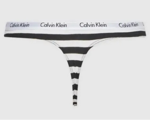 detail logo-bund calvin klein – tanga weiß m