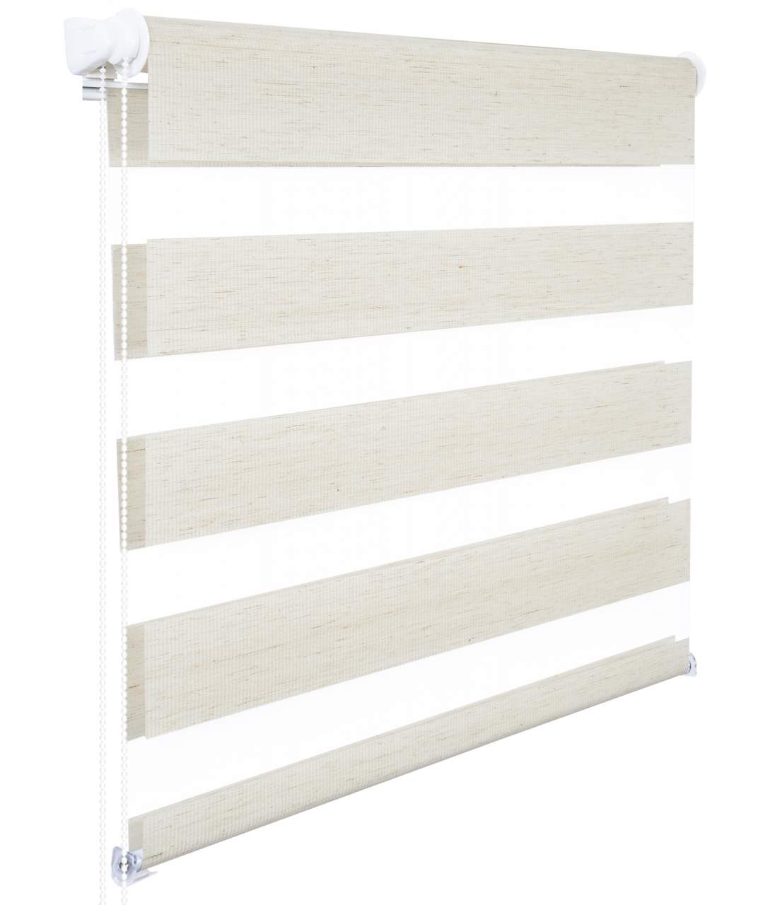 woltu doppelrollo holzlook buche am fenster – klemmfix ohne bohren