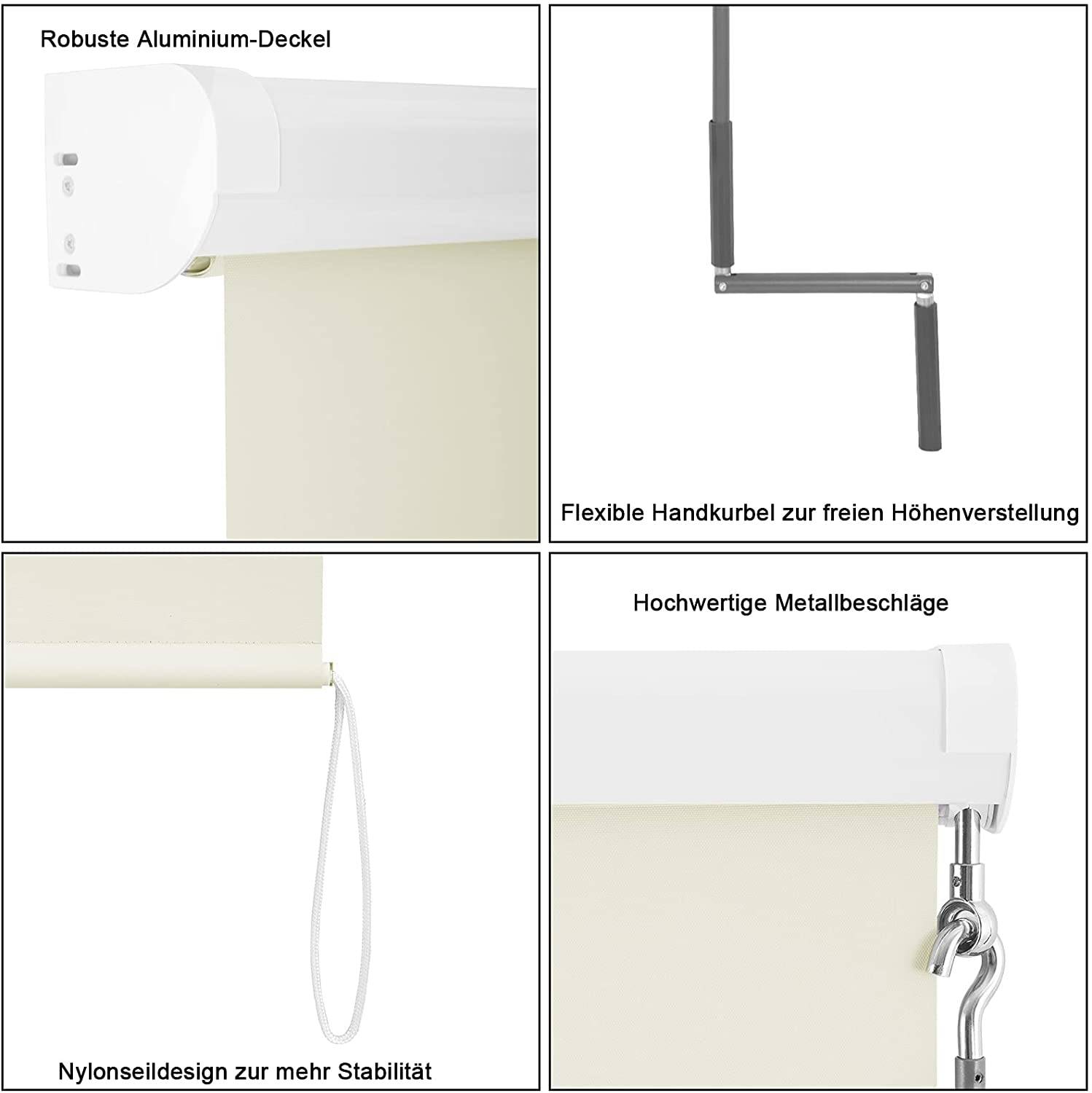 handkurbel rechts – klappbar/abnehmbar
