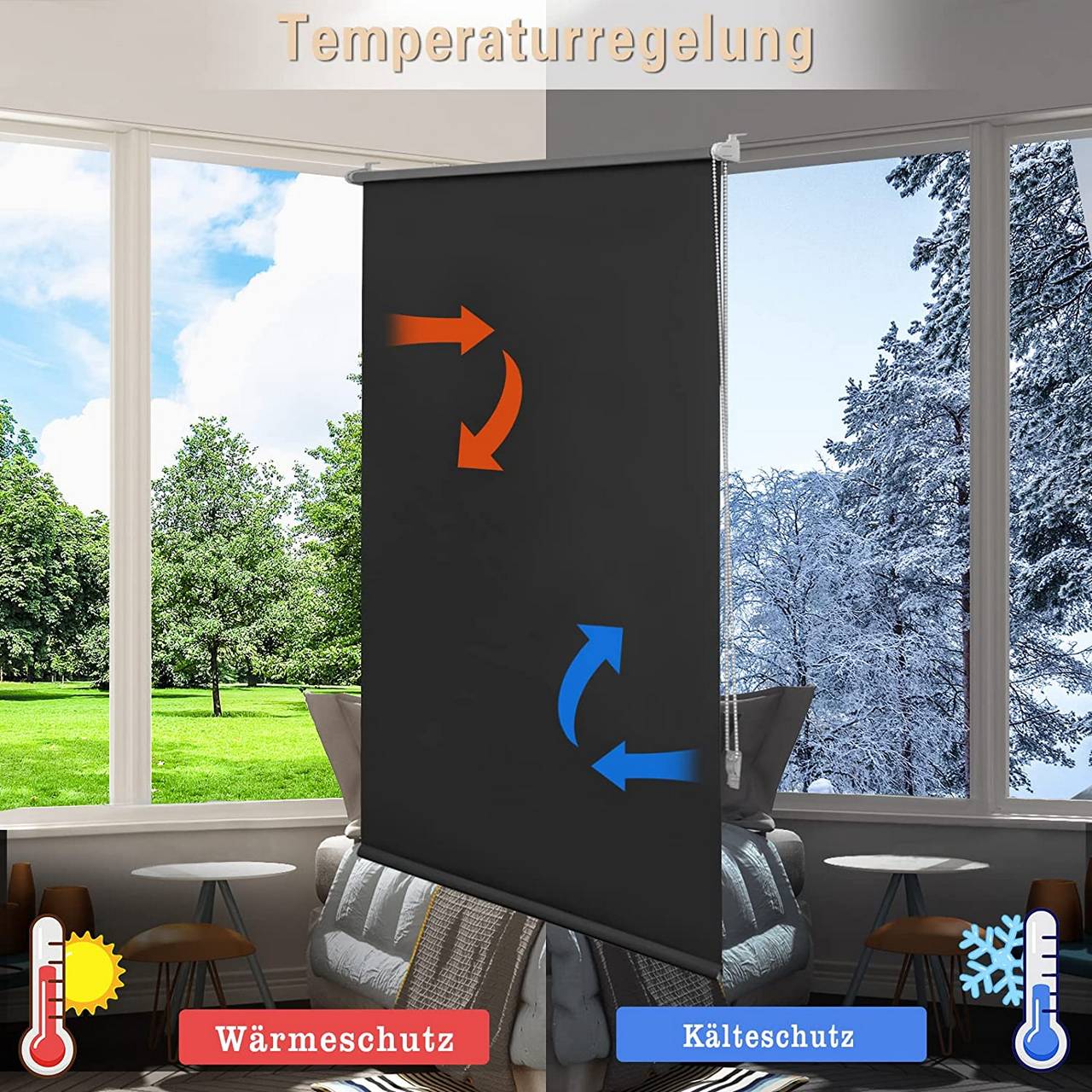 stoffrückseite silber – thermo-beschichtung, nahaufnahme
