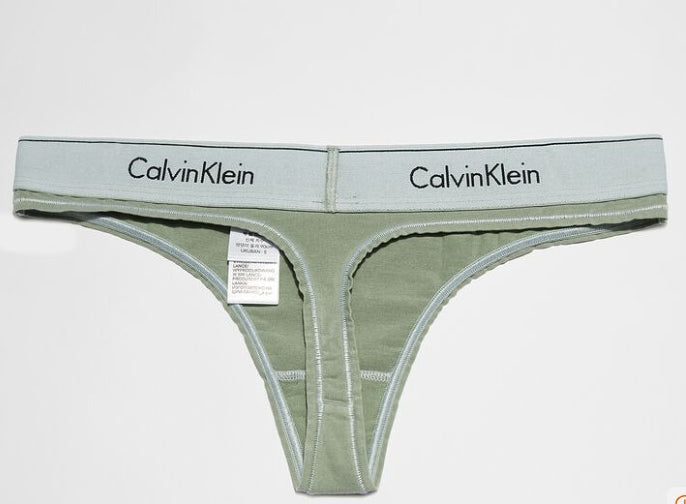 calvin klein tanga gruen – rueckansicht, flache passform