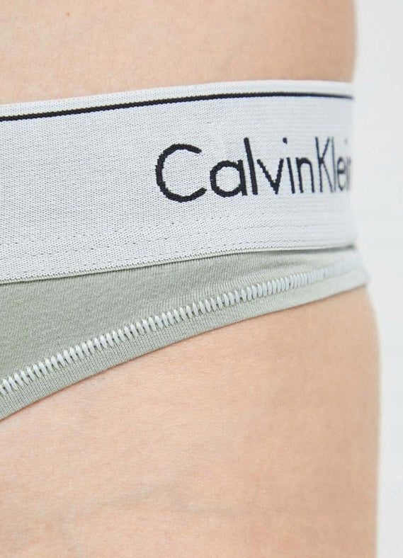 detail logo-bund calvin klein – tanga gruen